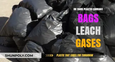 Do Dark Plastic Garbage Bags Leach Harmful Gases into the Air?