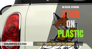 Sticker Decals: Will They Stick to Plastic?