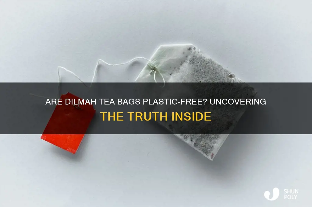 do dilmah tea bags contain plastic