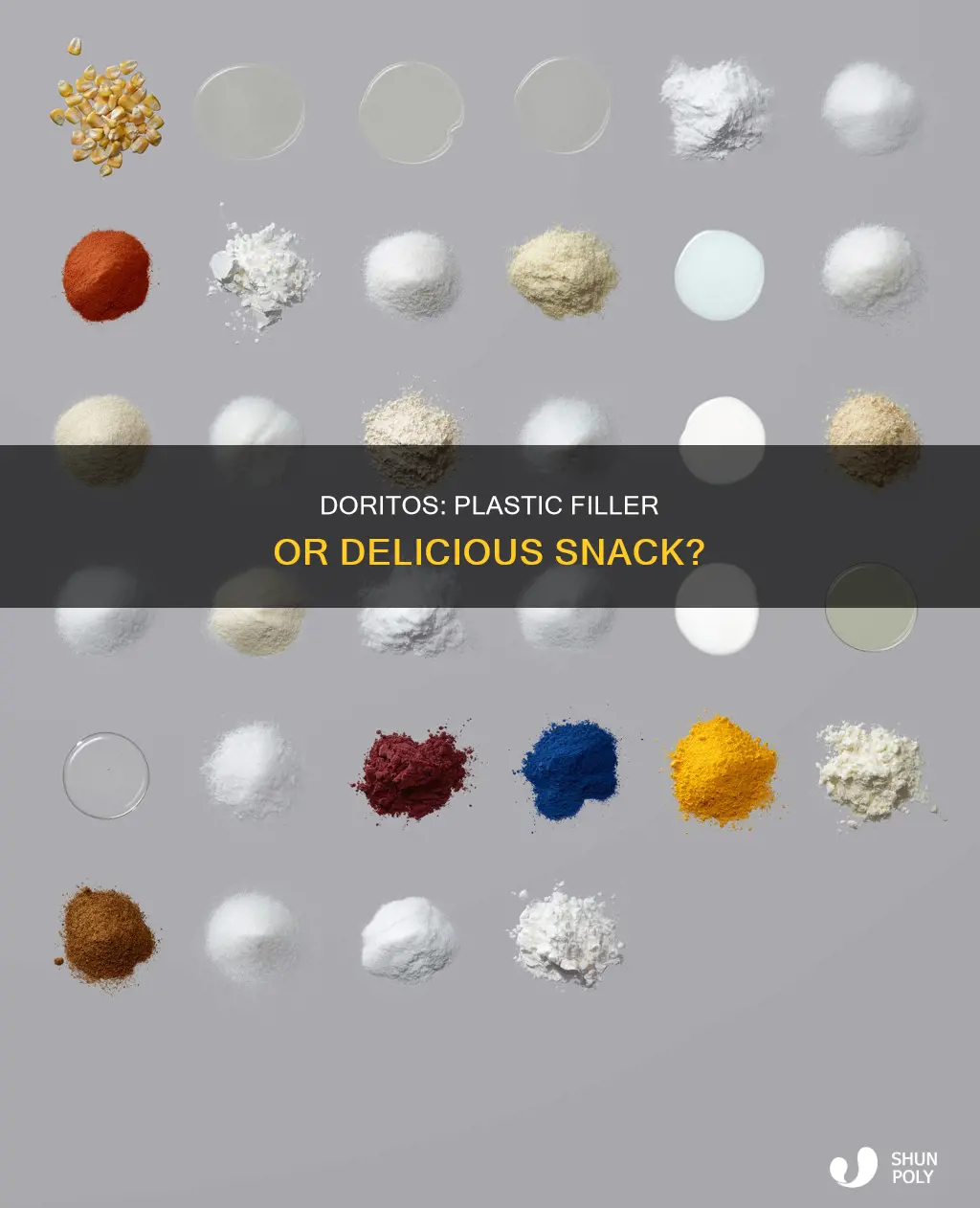 do doritos have plastic in them
