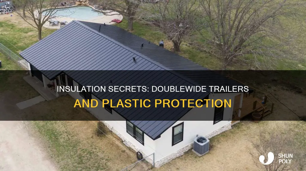 do doublewide trailers have plastic under insulation