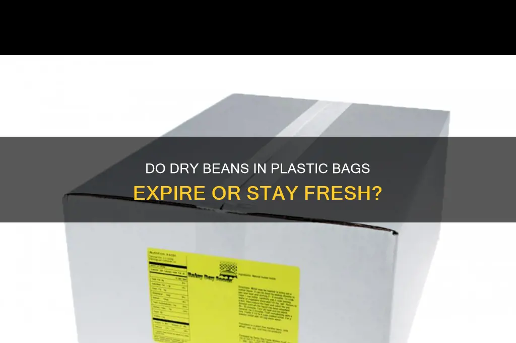 do dry beans in plastic bags go bad