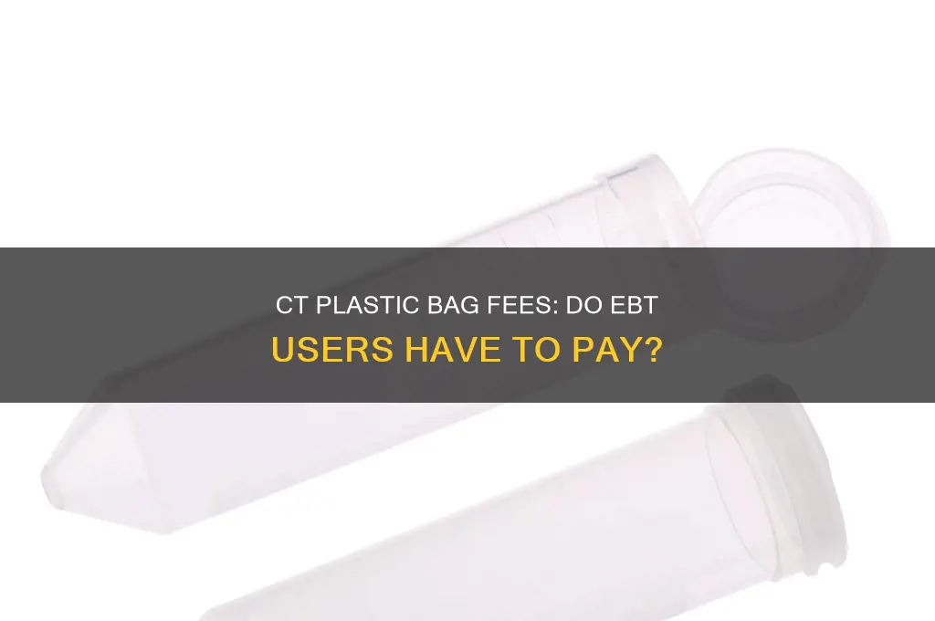 do ebt users have to pay for plastic bags ct