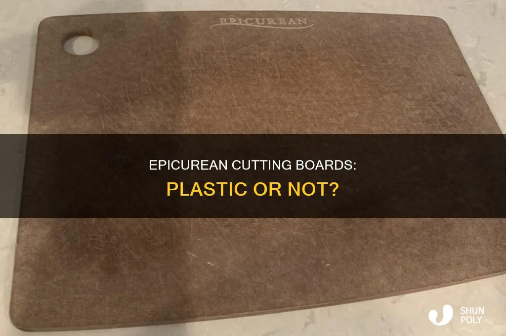 do epicurean cutting boards contain plastic