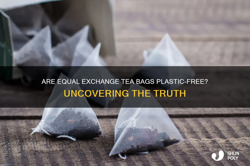 do equal exchange tea bags contain plastic