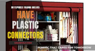Flipshelf Folding Shelves: Plastic Connectors for Easy Assembly