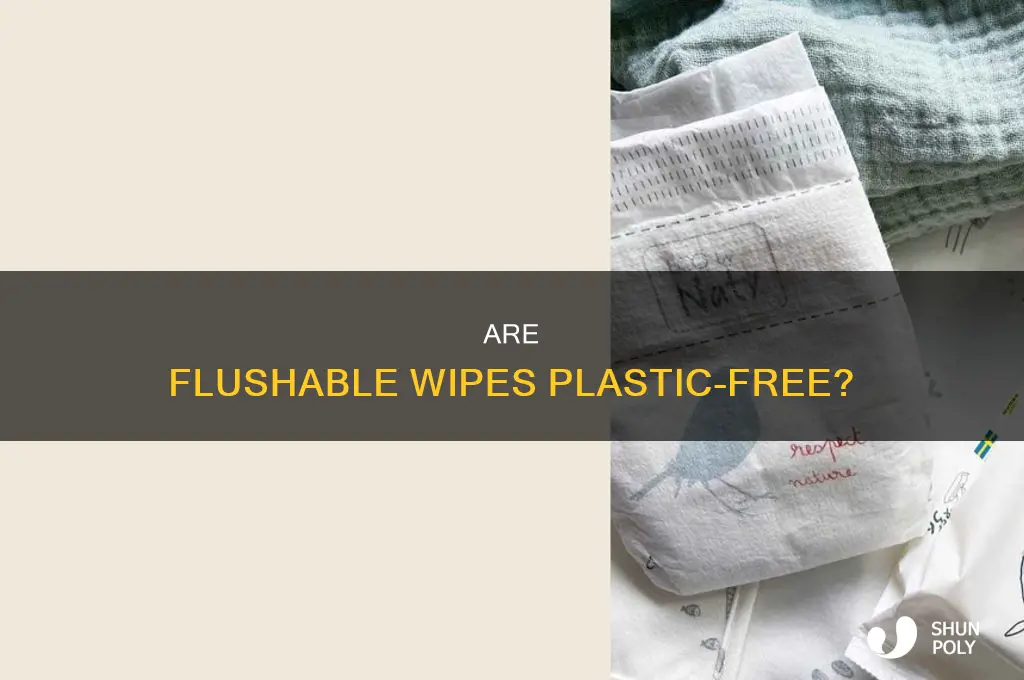 do flushable wipes contain plastic