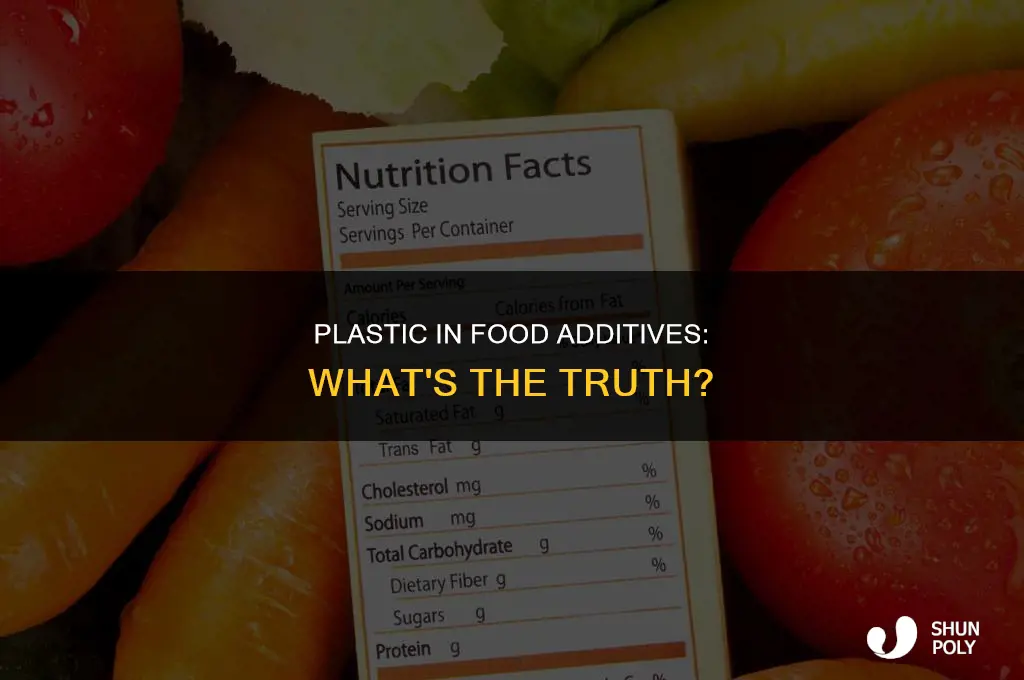 do food additives contain plastic