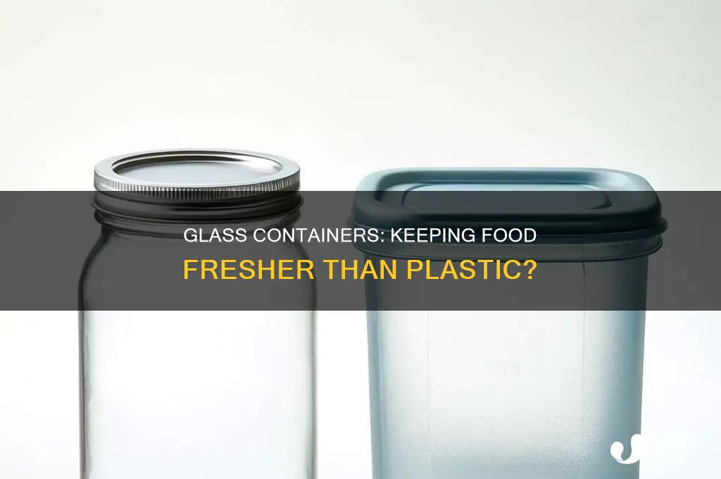do glass containers keep food fresher than plastic