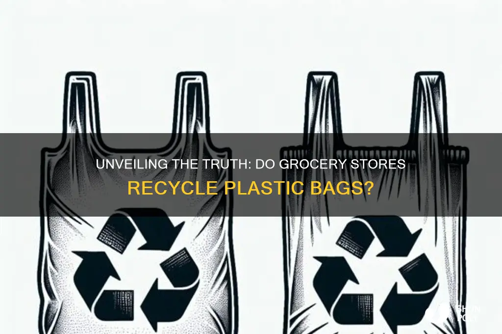 do grocery stores actually recycle plastic bags