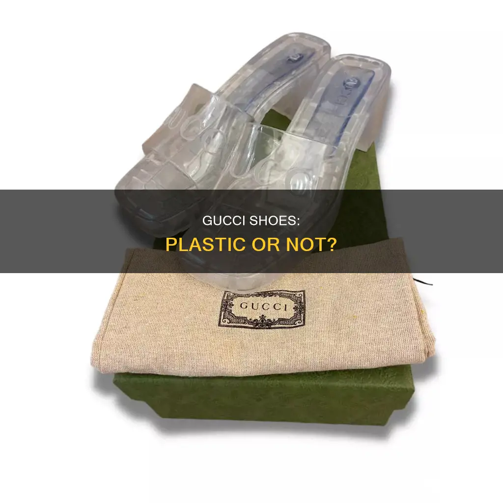 do gucci shoes come in plastic