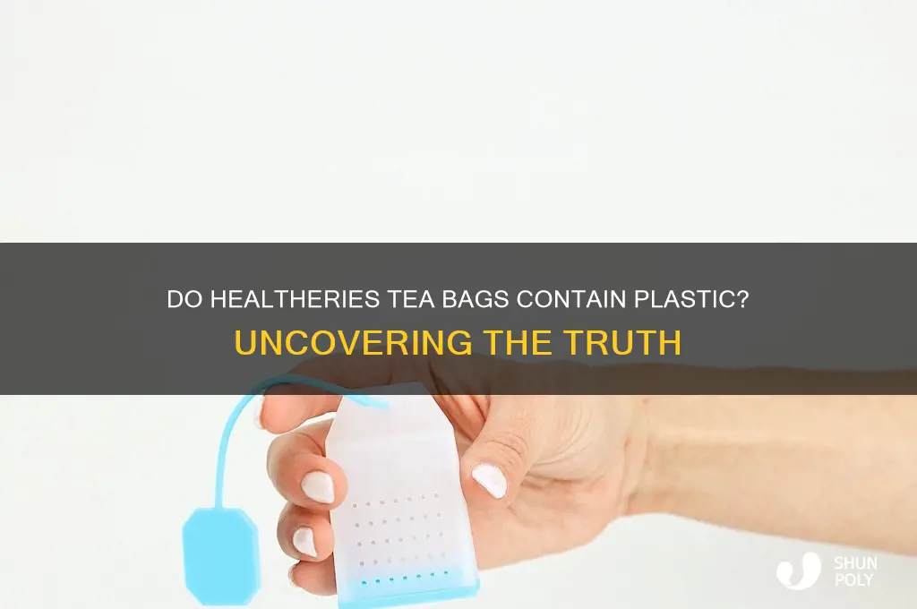 do healtheries tea bags contain plastic