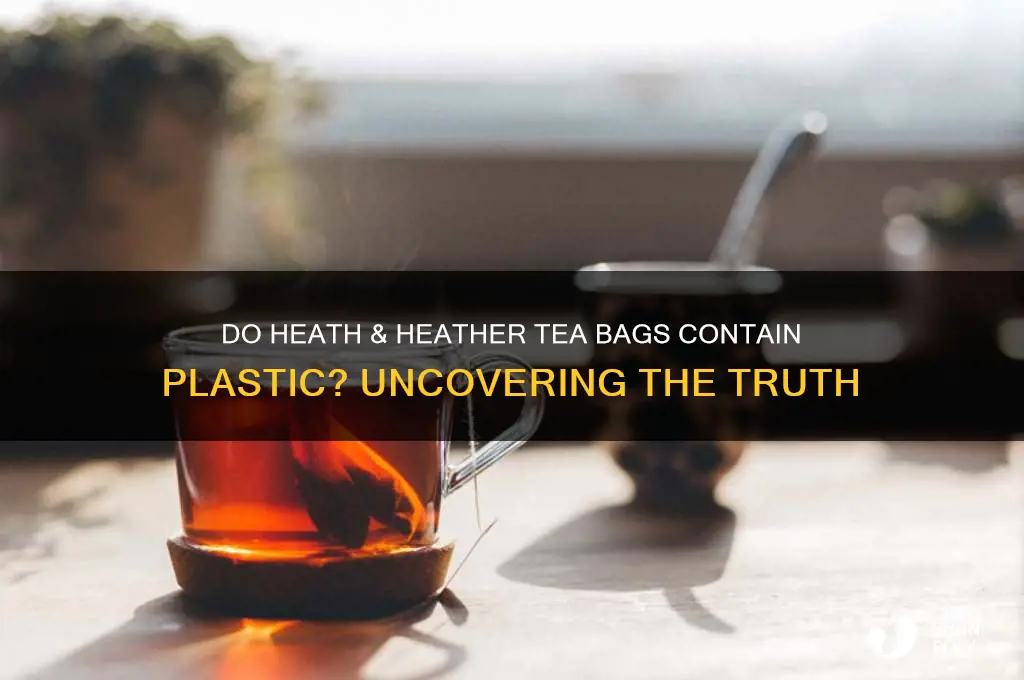 do heath and heather tea bags contain plastic