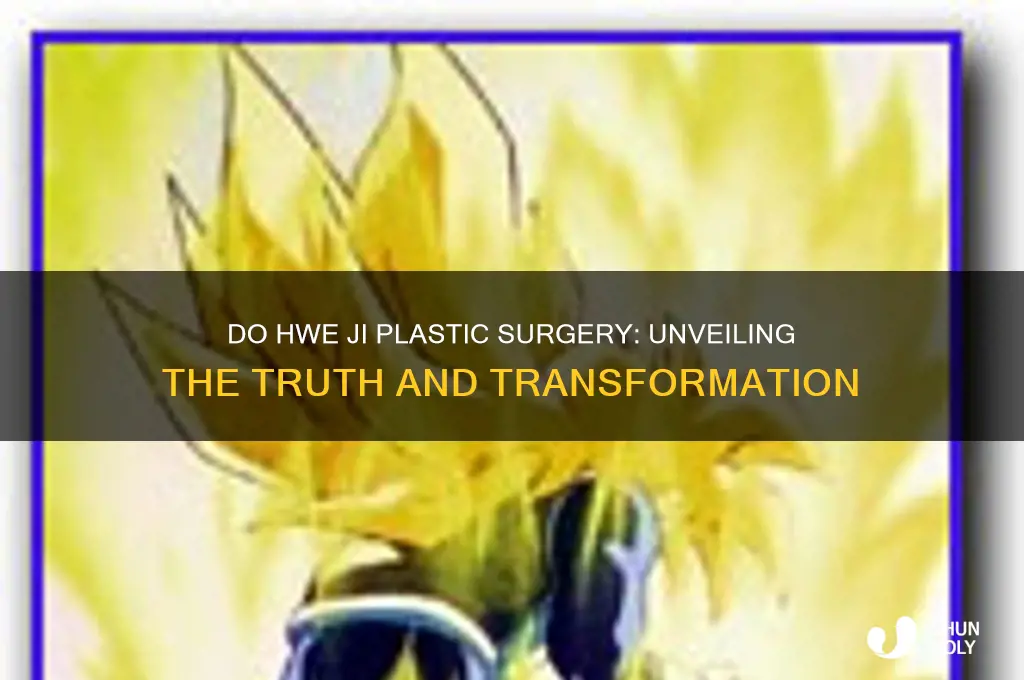 do hwe ji plastic surgery