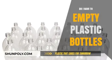Should You Empty Plastic Bottles Before Recycling? A Quick Guide
