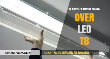 Should You Remove Plastic Covering from LED T8 Tubes?