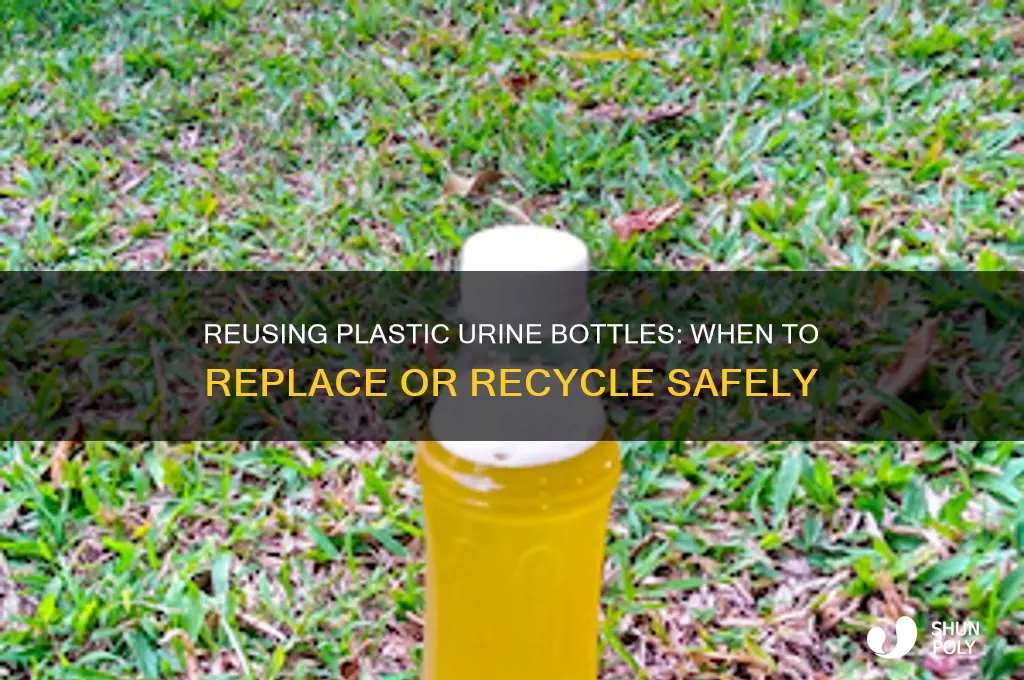 do i have to replace plastic urine bottles