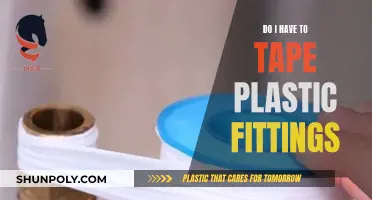 Securing Plastic Fittings: To Tape or Not to Tape?