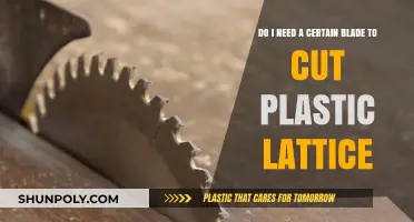 Choosing the Right Blade for Cutting Plastic Lattice: A Guide