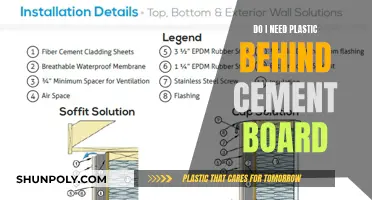 Behind Cement Boards: The Need for Plastic Sheeting