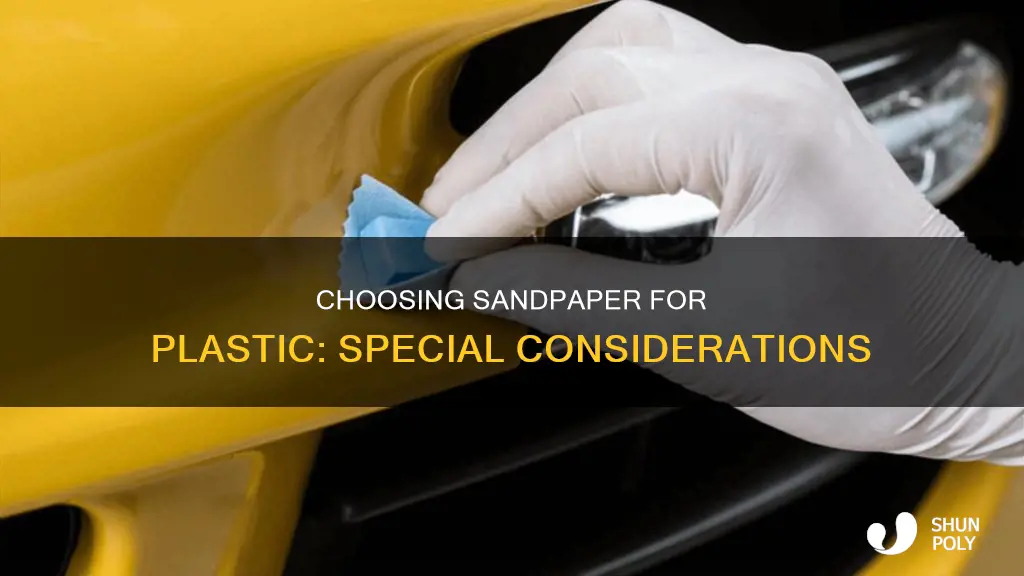do i need special sandpaper for plastic