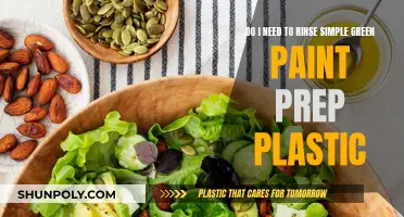 Rinsing Simple Green Paint Prep Plastic: Necessary or Not?