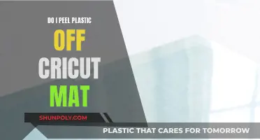 How to Peel Plastic Off Your Cricut Mat