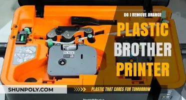 Should You Remove the Orange Plastic from Your Brother Printer?