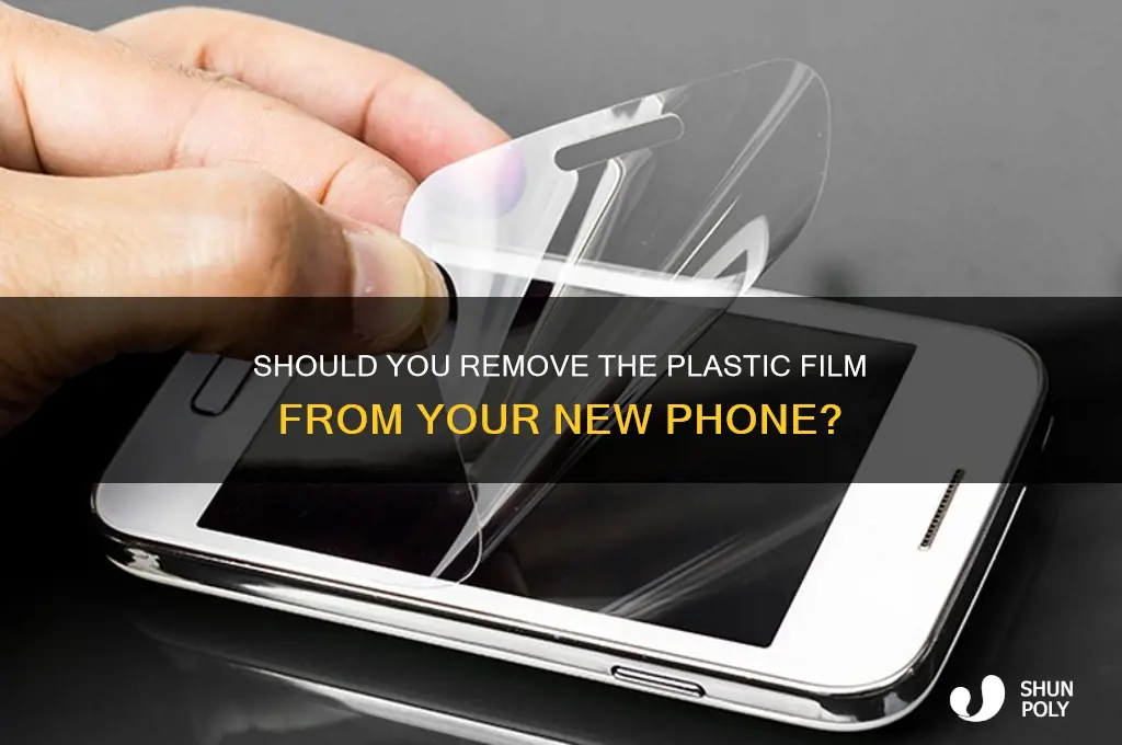 do i remove plastic film from phone