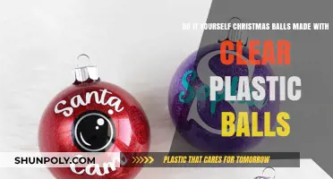 DIY Clear Plastic Christmas Ornaments: Creative Holiday Craft Ideas