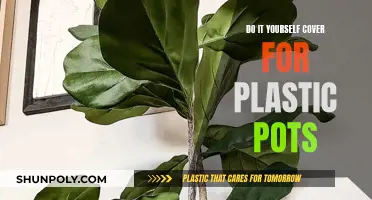 Creative Ways to Cover Plastic Pots Yourself