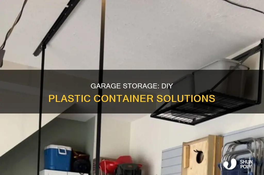 do it yourself garage storage for plastic containers