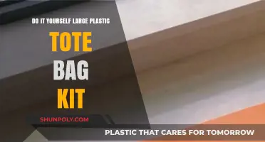Craft Your Own Large Plastic Tote Bag with This DIY Kit