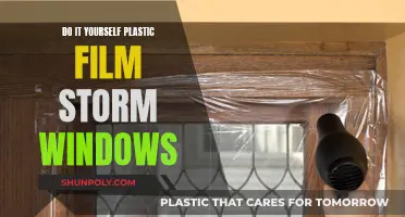 Creating Plastic Film Storm Windows Yourself