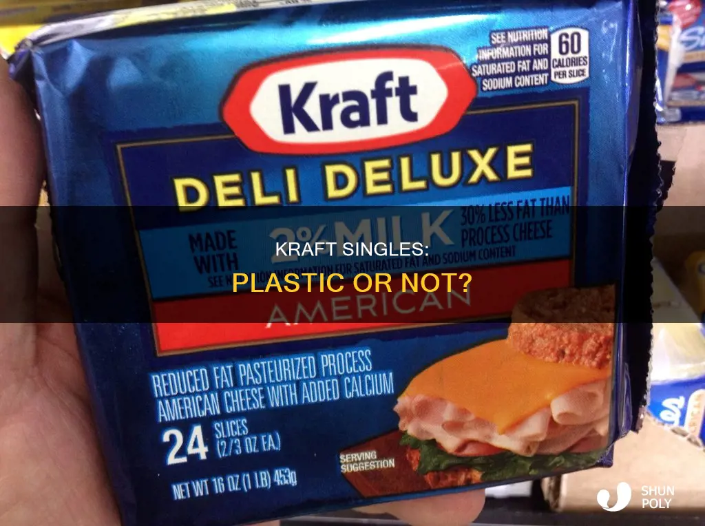 do kraft singles have plastic in them