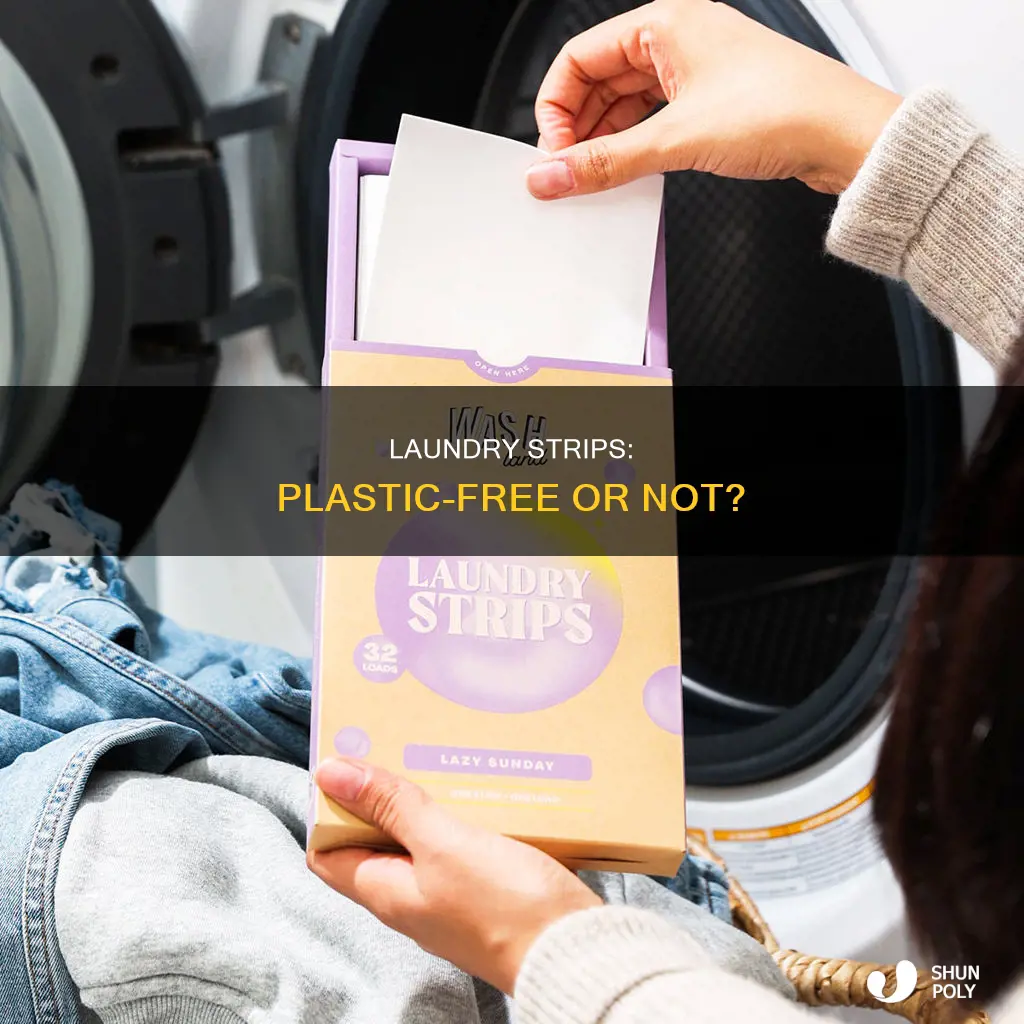 do laundry strips have plastic in them