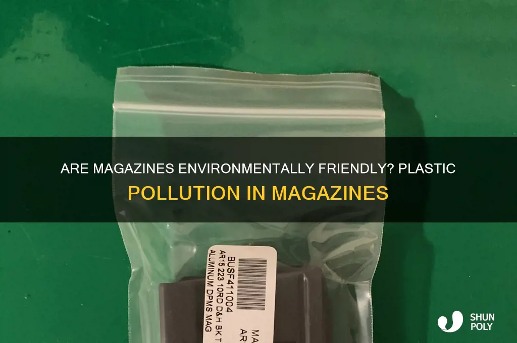 do magazines contain plastic