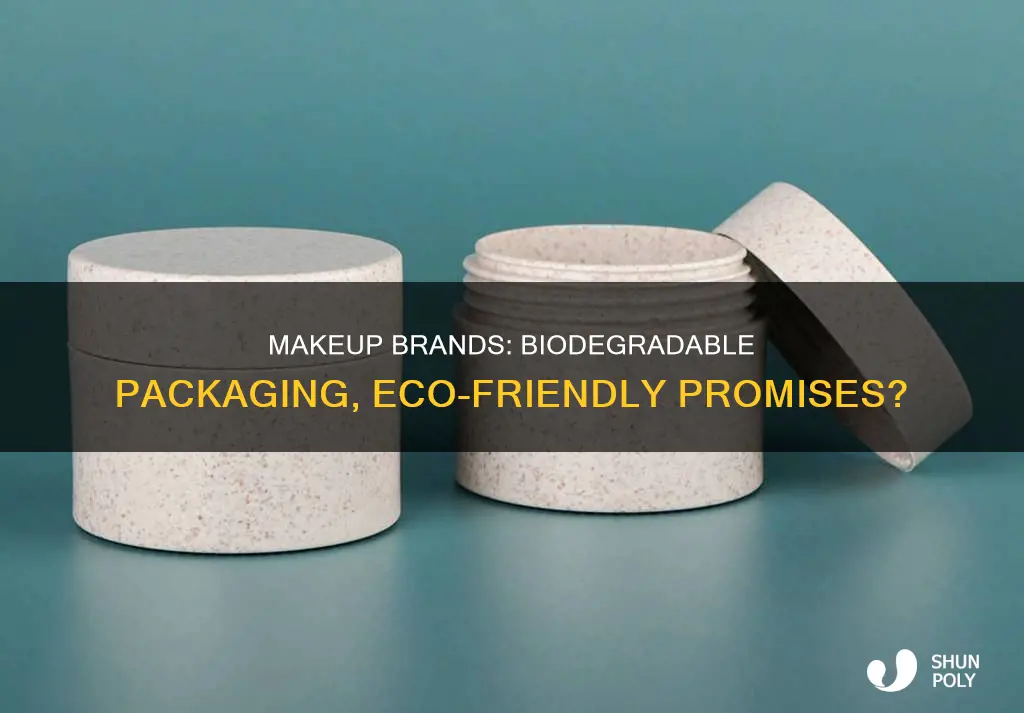 do makeup brands have biodegradable plastic packaging