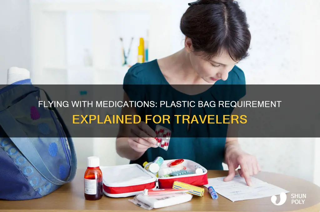 do medications need to be a plastic bag for flying
