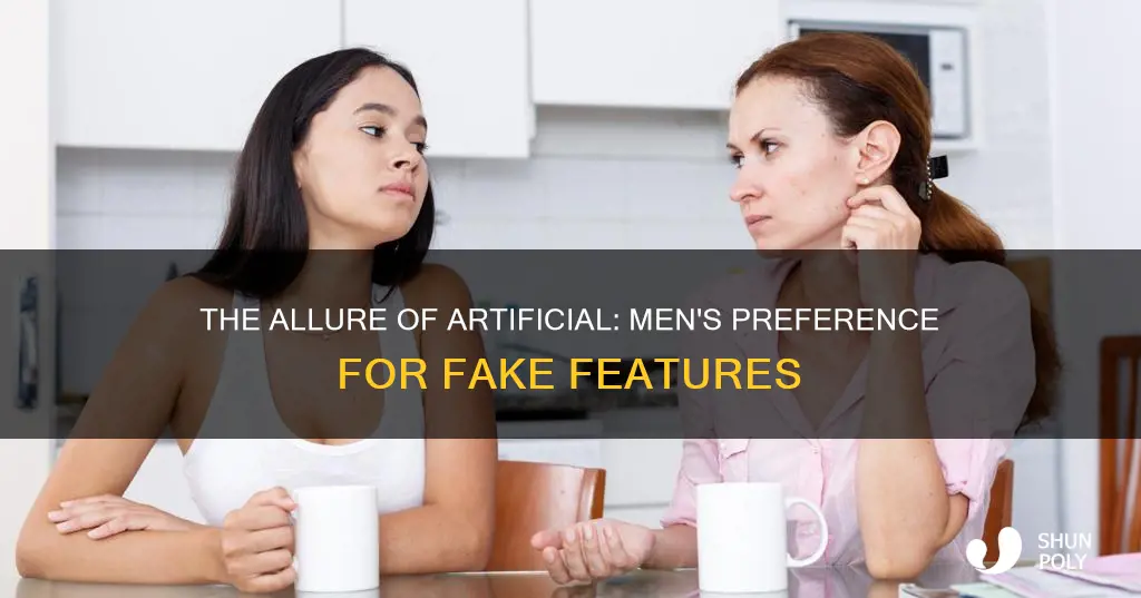 do men like fake over plastic women