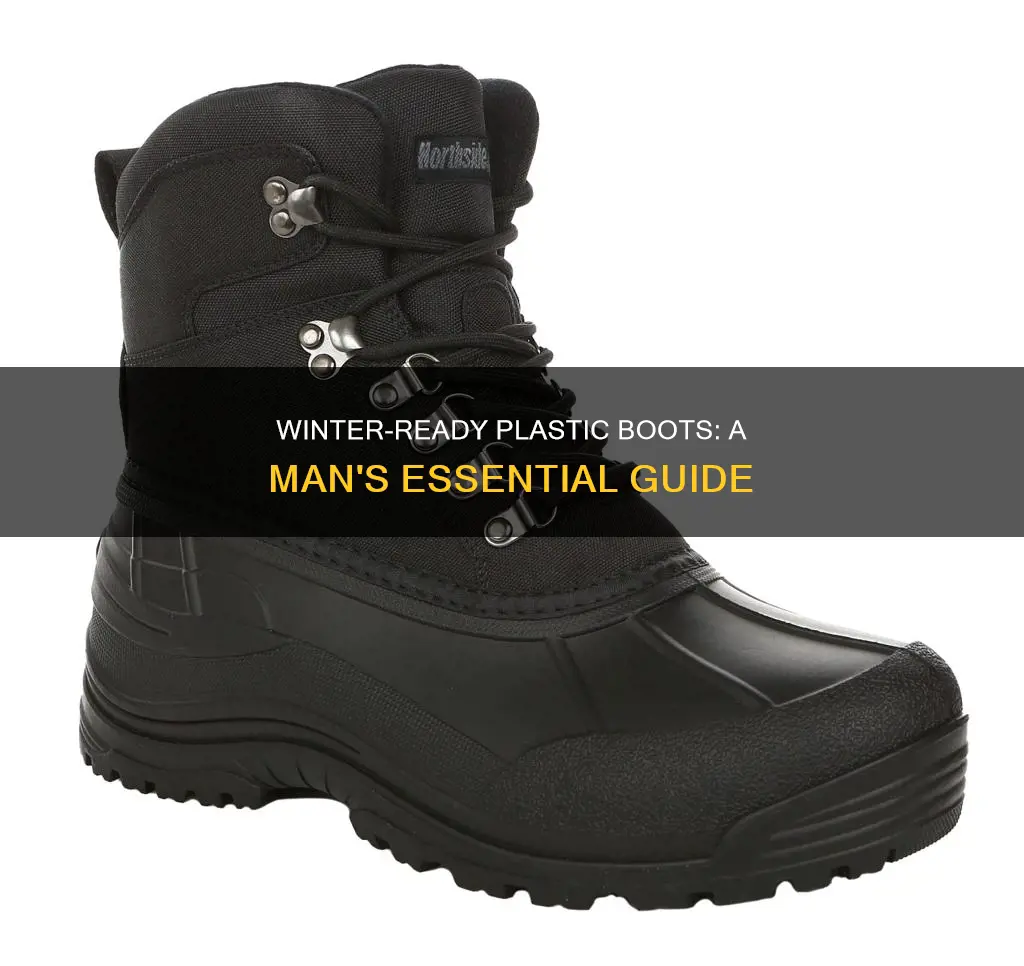 do men nead plastic boots for winter