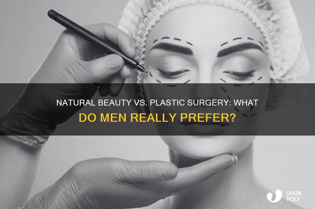do men prefer natural or plastic surgery