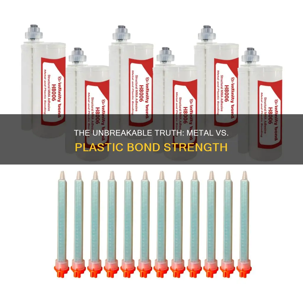 do metals have stronger bonds than plastics