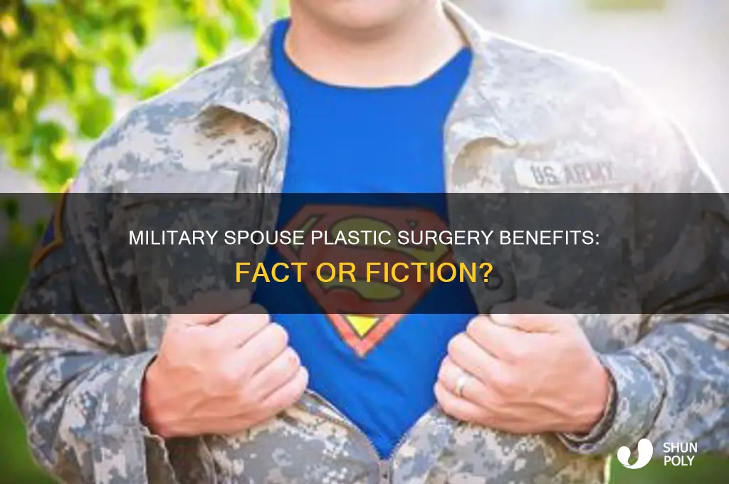 do military spouses get free plastic surgery