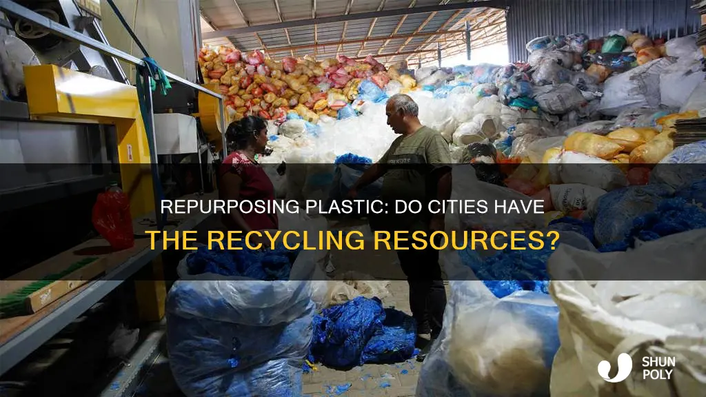 do most cities have recycling centers that repurpose plastic