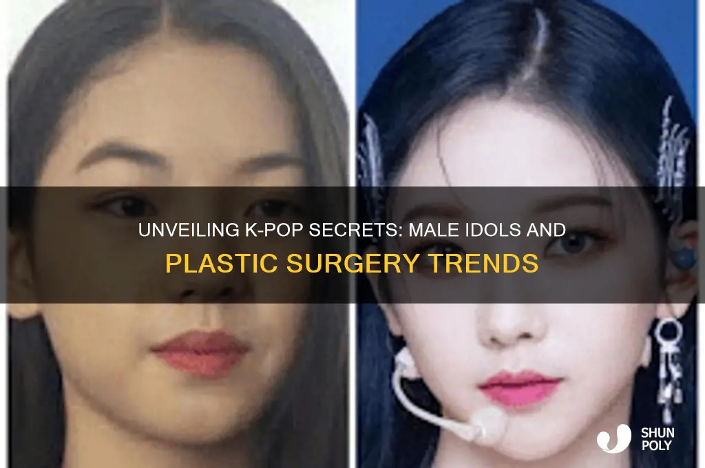 do most male idols in korea have plastic surgery