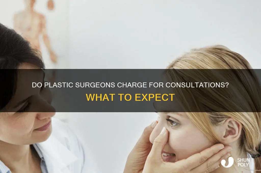 do most plastic surgeons charge for consultations