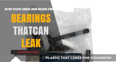 Garage Door Roller Bearings: Can They Leak?