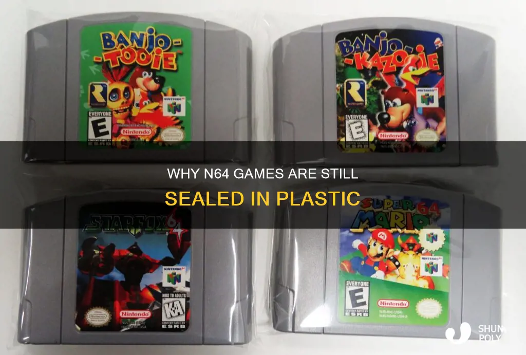 do n 64 games on in plastic