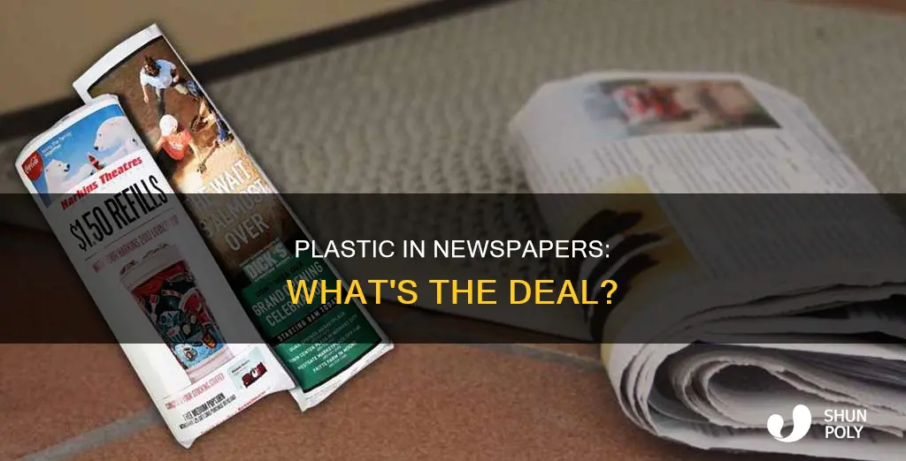 do newspapers have plastic in them